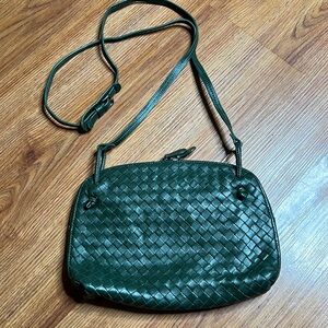 Bottega Veneta Nodini Crossbody Bag Green Not Sure About Authenticity